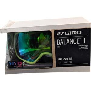 Giro Balance II Snow Goggles Adult Green Cloud Vivid Emerald Zeiss OTG‎ Anti-Fog
